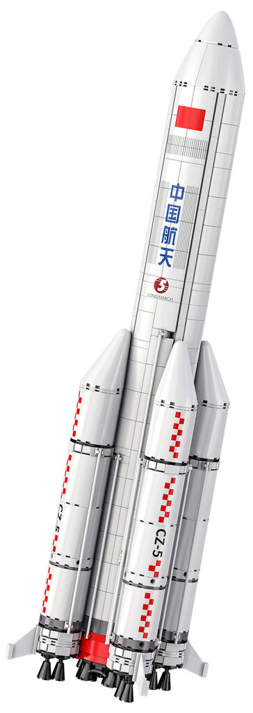 Konstruktos CaDA Bloki Modelis Kosmiskā raķete Long March 5 Casci 76 cm 1500 gab. цена и информация | Konstruktori | 220.lv