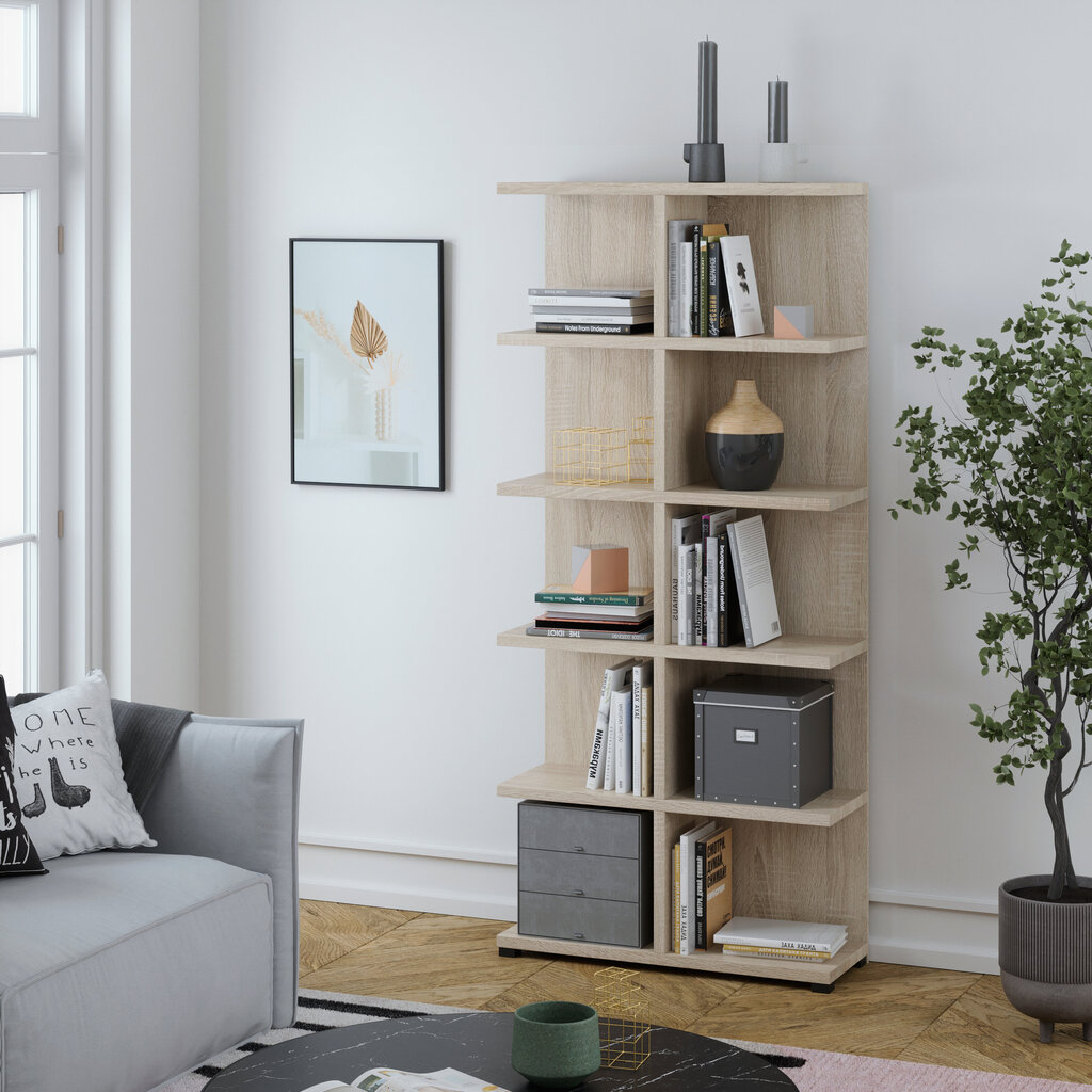 Plaukts ADRK Furniture Morrison, brūns цена и информация | Plaukti | 220.lv