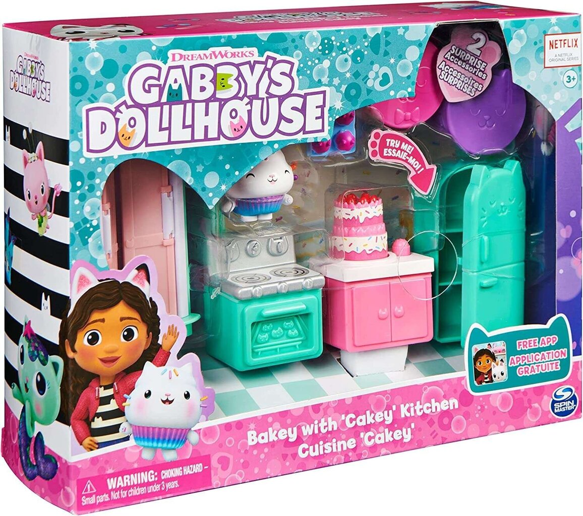 Lucknow virtuves komplekts Gabby's Dollhouse cena un informācija | Rotaļlietas meitenēm | 220.lv