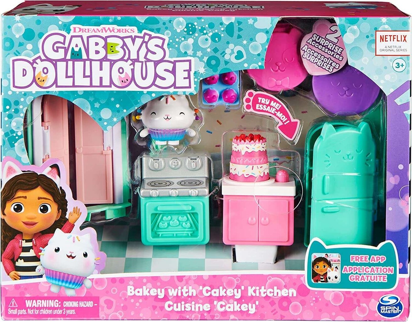 Lucknow virtuves komplekts Gabby's Dollhouse cena un informācija | Rotaļlietas meitenēm | 220.lv