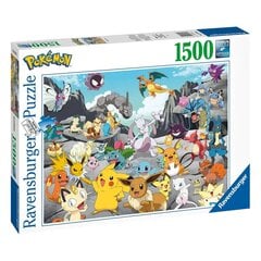 2D puzzle 1500 elementi Pokemon Classic цена и информация | Пазлы | 220.lv