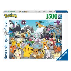 2D puzzle 1500 elementi Pokemon Classic цена и информация | Пазлы | 220.lv