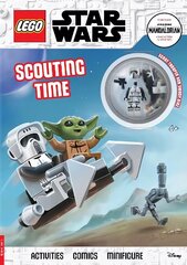 LEGO (R) Star Wars (TM): Scouting Time (with Scout Trooper minifigure and swoop bike) cena un informācija | Grāmatas mazuļiem | 220.lv