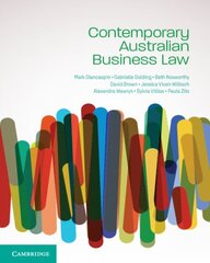 Contemporary Australian Business Law cena un informācija | Ekonomikas grāmatas | 220.lv