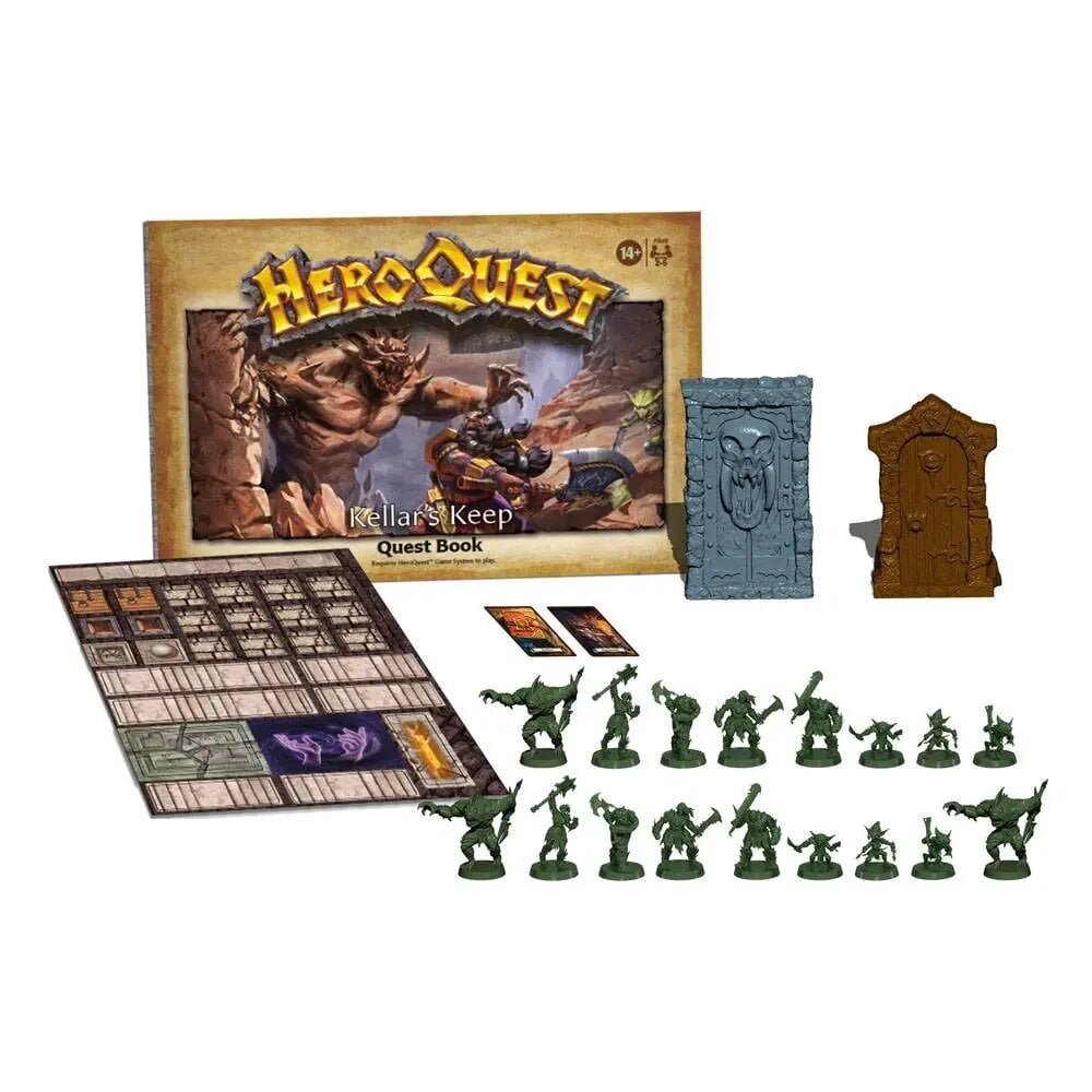 HeroQuest Galda Spēle Expansion Kellar Keep Quest Pack angļu cena un informācija | Galda spēles | 220.lv