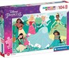 Puzle 104 elementi MAXI Disney Princeses cena un informācija | Puzles, 3D puzles | 220.lv