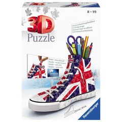 Union Jack 3D Sneaker puzle 108gab cena un informācija | Puzles, 3D puzles | 220.lv