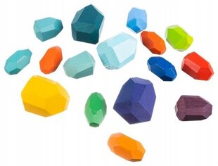 Набор строительных блоков Kruzzel Stones, 16 штук цена и информация | Конструкторы и кубики | 220.lv