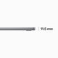 Macbook Air 15” Apple M2 8C CPU, 10C GPU/8GB/256GB SSD/Space Grey/INT - MQKP3ZE/A cena un informācija | Portatīvie datori | 220.lv