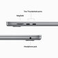 Macbook Air 15” Apple M2 8C CPU, 10C GPU/8GB/256GB SSD/Space Grey/SWE - MQKP3KS/A cena un informācija | Portatīvie datori | 220.lv