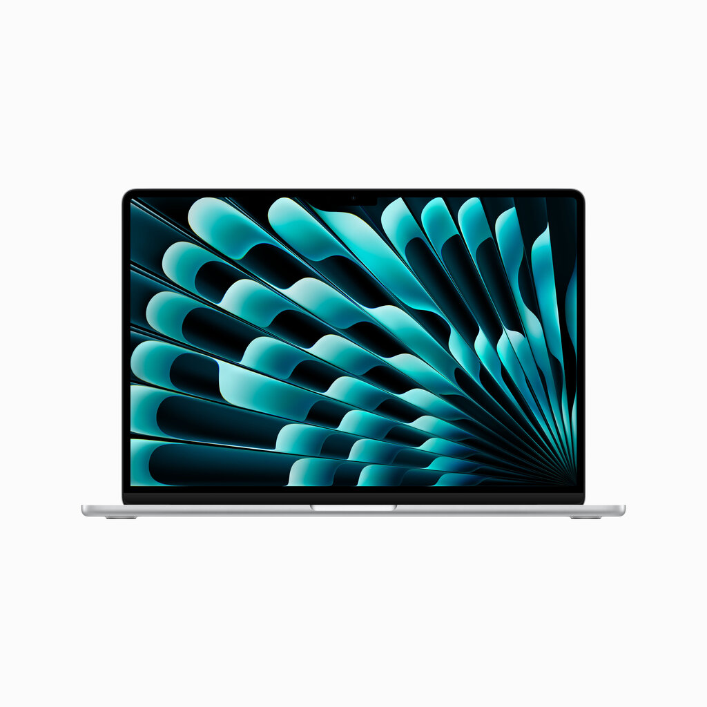 Macbook Air 15” Apple M2 8C CPU, 10C GPU/8GB/256GB SSD/Silver/RUS - MQKR3RU/A cena un informācija | Portatīvie datori | 220.lv