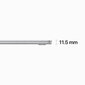 Macbook Air 15” Apple M2 8C CPU, 10C GPU/8GB/256GB SSD/Silver/RUS - MQKR3RU/A cena un informācija | Portatīvie datori | 220.lv