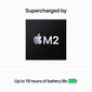 Macbook Air 15” Apple M2 8C CPU, 10C GPU/8GB/256GB SSD/Midnight/RUS - MQKW3RU/A цена и информация | Portatīvie datori | 220.lv