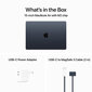 Macbook Air 15” Apple M2 8C CPU, 10C GPU/8GB/512GB SSD/Midnight/INT - MQKX3ZE/A cena un informācija | Portatīvie datori | 220.lv