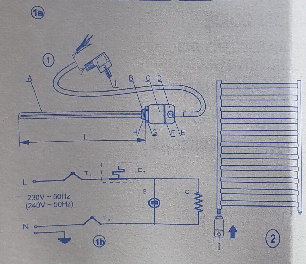 Sildelements GT600 (BR) cena un informācija | Dvieļu žāvētāji | 220.lv