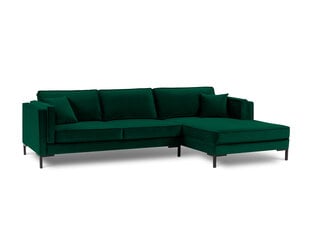 Угловой диван Luis 5, зеленый/черный цвет цена и информация | Диваны | 220.lv