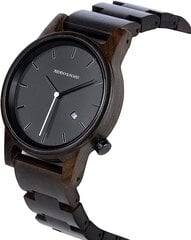 Мужские наручные часы Jeddo & Sons, тёмно-коричневые, дерево цена и информация | Мужские часы | 220.lv