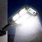 Āra lampa ar saules paneli un tālvadības pulti 124 LED cena un informācija | Āra apgaismojums | 220.lv
