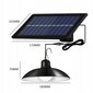 Pakaramā LED āra lampa ar saules paneli cena un informācija | Āra apgaismojums | 220.lv