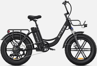 Elektriskais velosipēds Engwe L20, 20", melns, 13Ah цена и информация | Электровелосипеды | 220.lv
