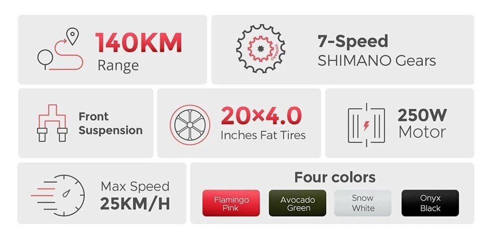 Elektriskais velosipēds Engwe L20, 20", melns, 13Ah cena un informācija | Elektrovelosipēdi | 220.lv