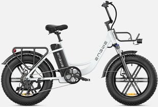 Elektriskais velosipēds Engwe L20, 20", balts, 13Ah цена и информация | Электровелосипеды | 220.lv