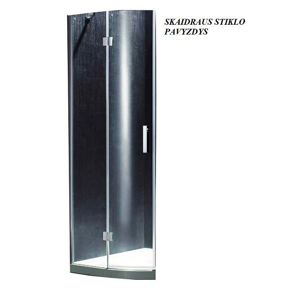 Dušas kabīnes sānu stikls 4.16. cena un informācija | Dušas durvis, dušas sienas | 220.lv