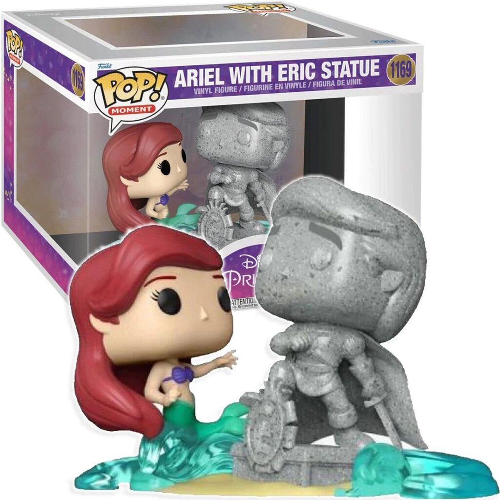 Funko pop! Little Mermaid Ariel un Statua Ēriks 1169 58795 cena un informācija | Datorspēļu suvenīri | 220.lv