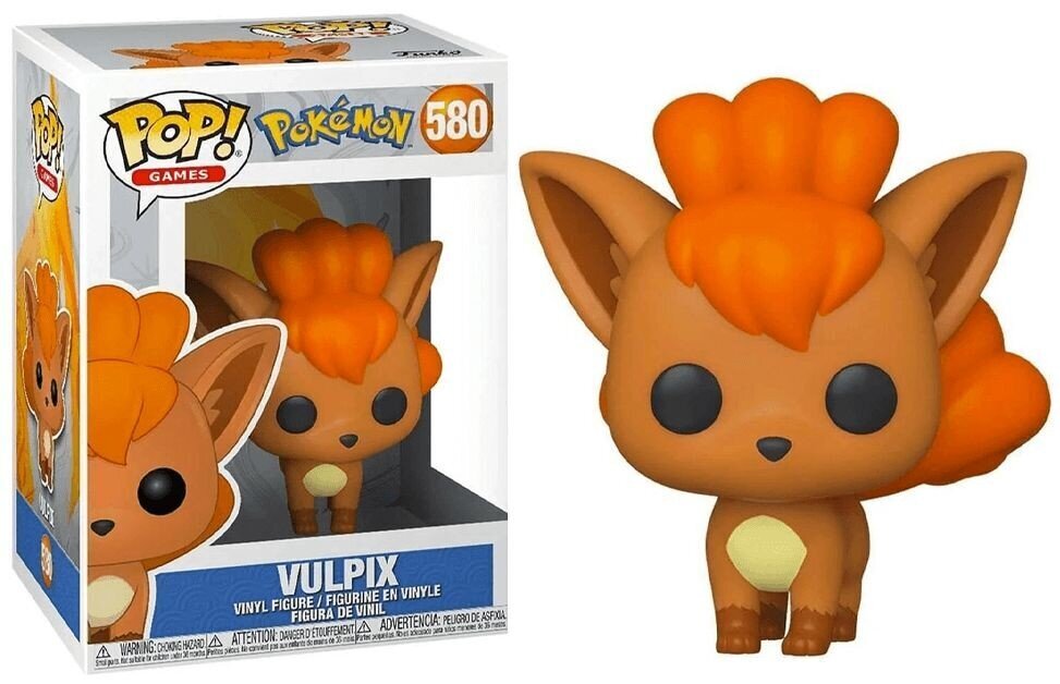 Funko pop! Spēles Pokemon vulpix vinila figūrīna 63256 cena un informācija | Datorspēļu suvenīri | 220.lv