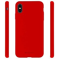 Mercury Silicone Case, sarkans cena un informācija | Telefonu vāciņi, maciņi | 220.lv