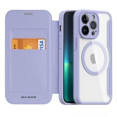 Maciņš Dux Ducis Skin X Pro Apple iPhone 15 Pro violets cena un informācija | Telefonu vāciņi, maciņi | 220.lv