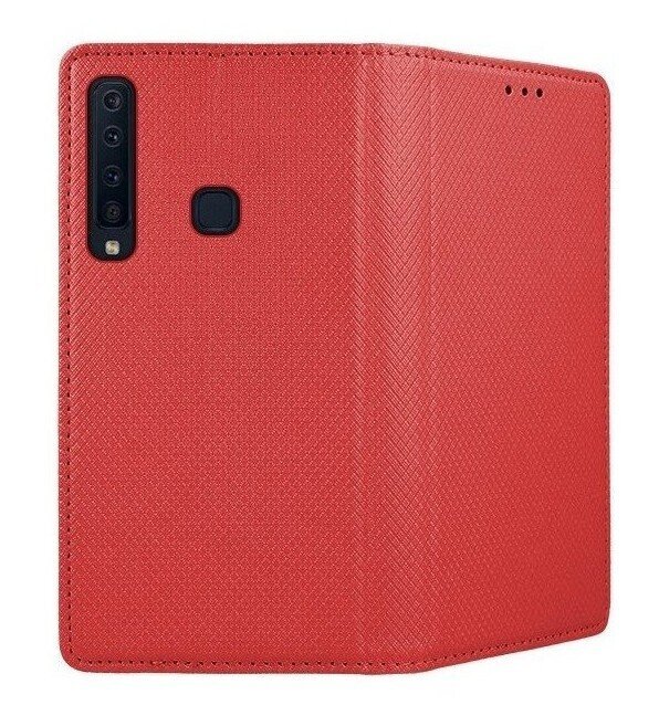 Maciņš Smart Magnet Xiaomi Redmi Note 12 5G/Poco X5 5G sarkans cena un informācija | Telefonu vāciņi, maciņi | 220.lv