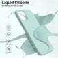Maciņš Liquid Silicone 1.5mm Apple iPhone 15 Pro piparmētru krāsa cena un informācija | Telefonu vāciņi, maciņi | 220.lv