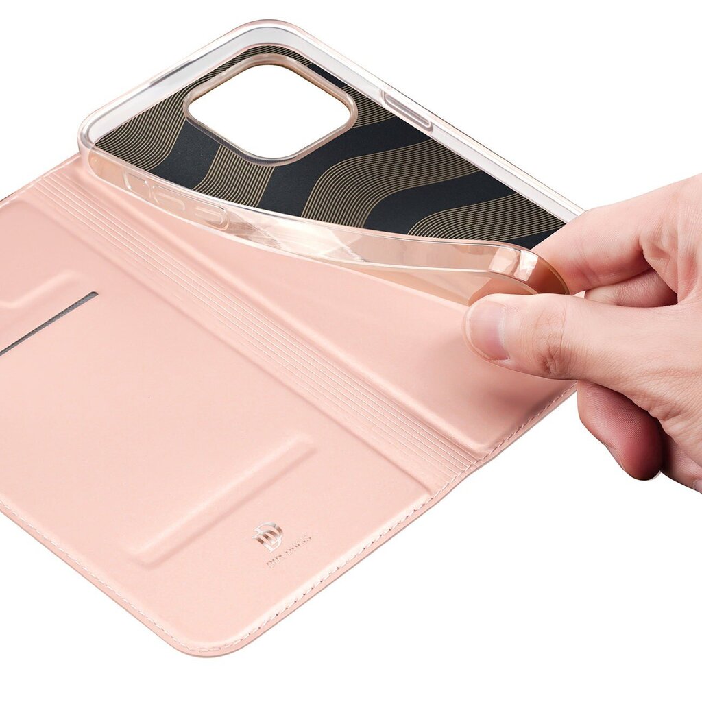 Maciņš Dux Ducis Skin Pro Apple iPhone 15 Plus rozā zelta цена и информация | Telefonu vāciņi, maciņi | 220.lv