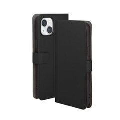 UNIQ etui book Journa iPhone 14 6,1" czarny|midnight black cena un informācija | Telefonu vāciņi, maciņi | 220.lv