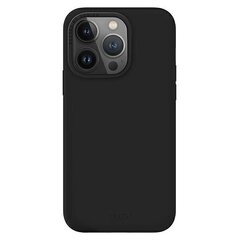 UNIQ etui Lino iPhone 14 Pro 6,1" czarny|midnight black cena un informācija | Telefonu vāciņi, maciņi | 220.lv