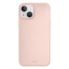 UNIQ etui Lino iPhone 14 6,1" różowy|blush pinkt cena un informācija | Telefonu vāciņi, maciņi | 220.lv