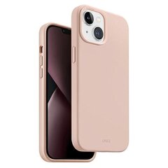 UNIQ etui Lino iPhone 14 6,1" różowy|blush pinkt cena un informācija | Telefonu vāciņi, maciņi | 220.lv