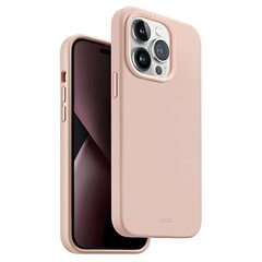 UNIQ etui Lino Hue iPhone 14 Pro Max 6,7" Magclick Charging różowy|blush pink цена и информация | Чехлы для телефонов | 220.lv