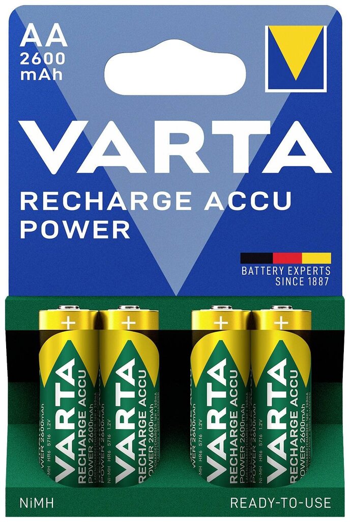 Baterijas Varta Pro HR6 / AA 2600mAh, 4 gab. цена и информация | Baterijas | 220.lv