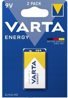 Baterijas Varta ENERGY 9V 4122, 4 gab. cena un informācija | Baterijas | 220.lv