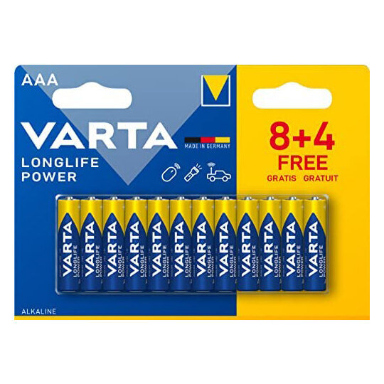 Baterijas Varta AAA Longlife Power, 24 gab. цена и информация | Baterijas | 220.lv