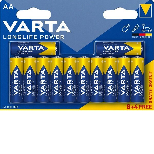 Baterijas Varta AA Longlife Power, 24 gab. цена и информация | Baterijas | 220.lv