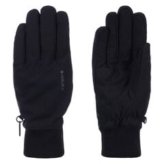 Icepeak мужские перчатки Softshell HARTWELL, черный цвет цена и информация | Мужские шарфы, шапки, перчатки | 220.lv