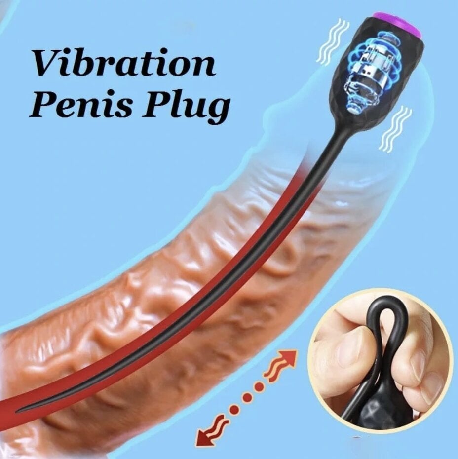 Вибрирующая уретральная палочка Vibrating Penis Plug 3 мм цена |  virs18.220.lv