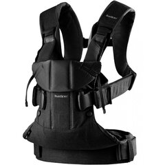 BabyBjorn ķengursoma Baby Carrier One Cotton Mix, black cena un informācija | Babybjorn Rotaļlietas, bērnu preces | 220.lv