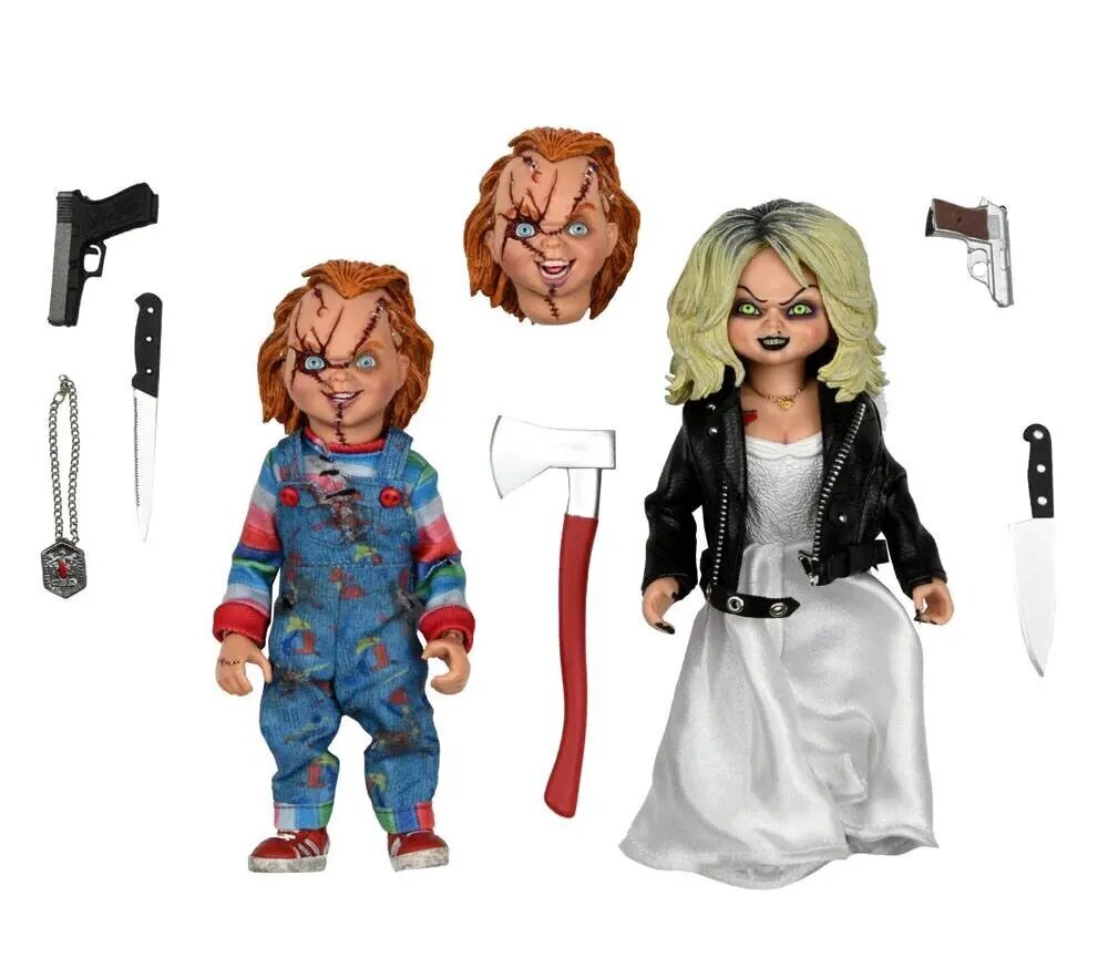 Статуэтки Chucky 2-Pack Chucky & Tiffany цена | 220.lv