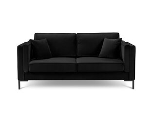 Divvietīgs dīvāns Luis 2, melns cena un informācija | Dīvāni | 220.lv