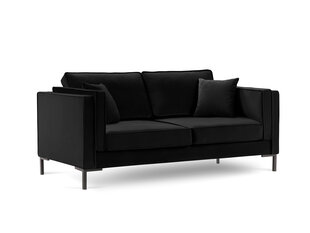 Divvietīgs dīvāns Luis 2, melns cena un informācija | Dīvāni | 220.lv
