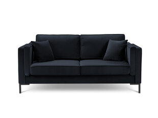 Divvietīgs dīvāns Luis 2, tumši zils/melns cena un informācija | Dīvāni | 220.lv